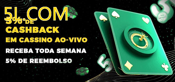 Promoções do cassino ao Vivo 5L.COM